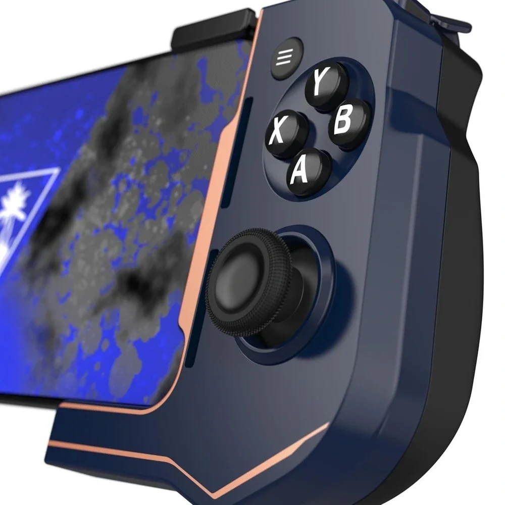 Turtle Beach Atom Mobile Game Controller Bluetooth for iPhone Low‎ Latency Blue